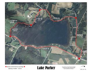 Walking Path Around Lake Parker